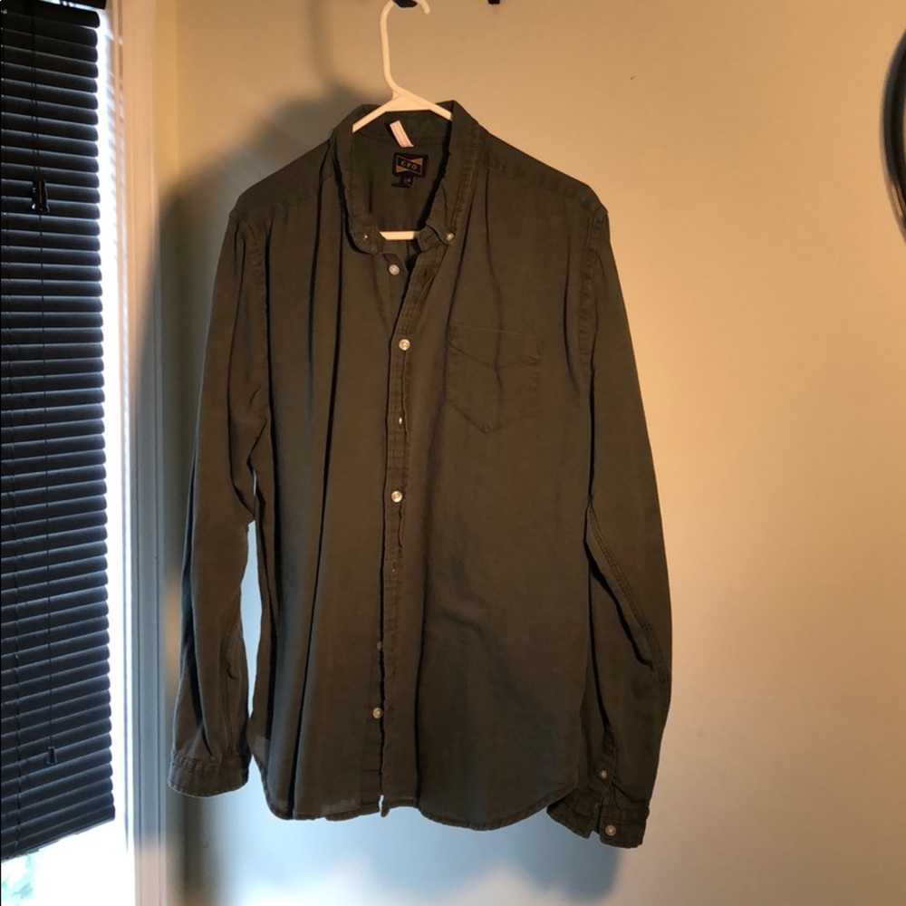 CPO Green Long-Sleeved Shirt - Large